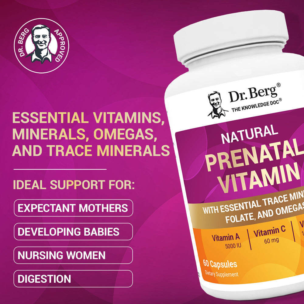 Detalle de etiqueta Dr. Berg con lista de nutrientes y formas activas visibles