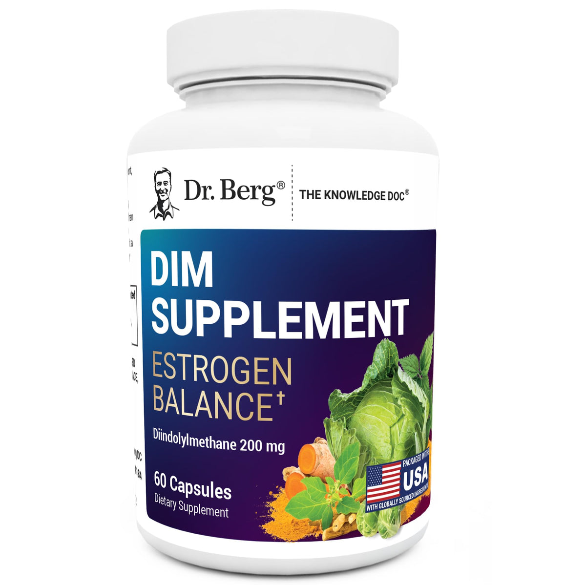 Dr. Berg Nutritionals frente del envase mostrando marca y beneficios