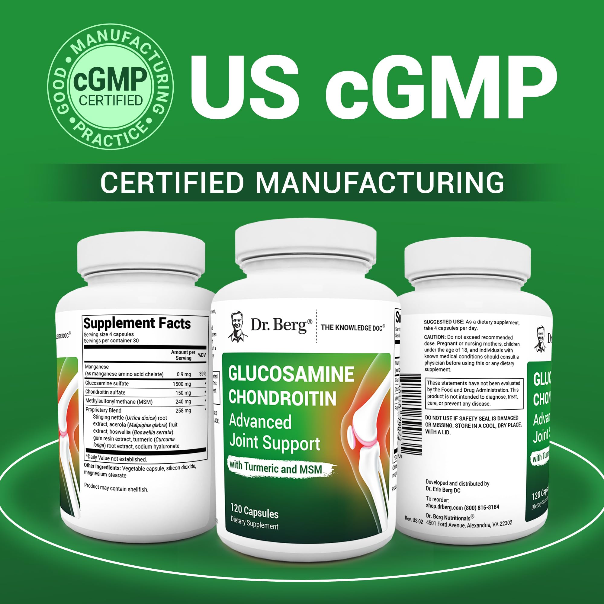 Dr. Berg cúrcuma y boswellia representadas como ingredientes naturales