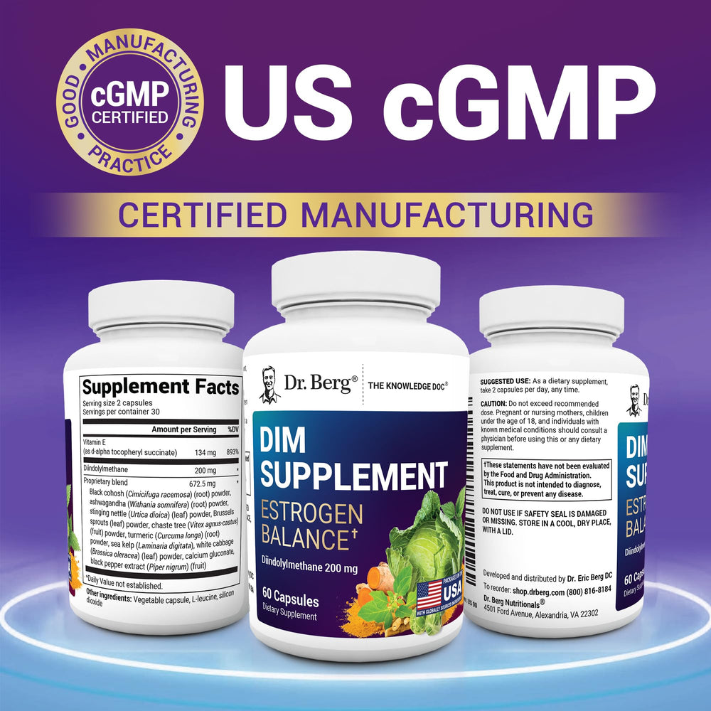Dr. Berg Nutritionals planta GMP para garantía de calidad manufactura