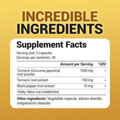 Dr. Berg detalle del polvo de cúrcuma, ingrediente natural concentrado