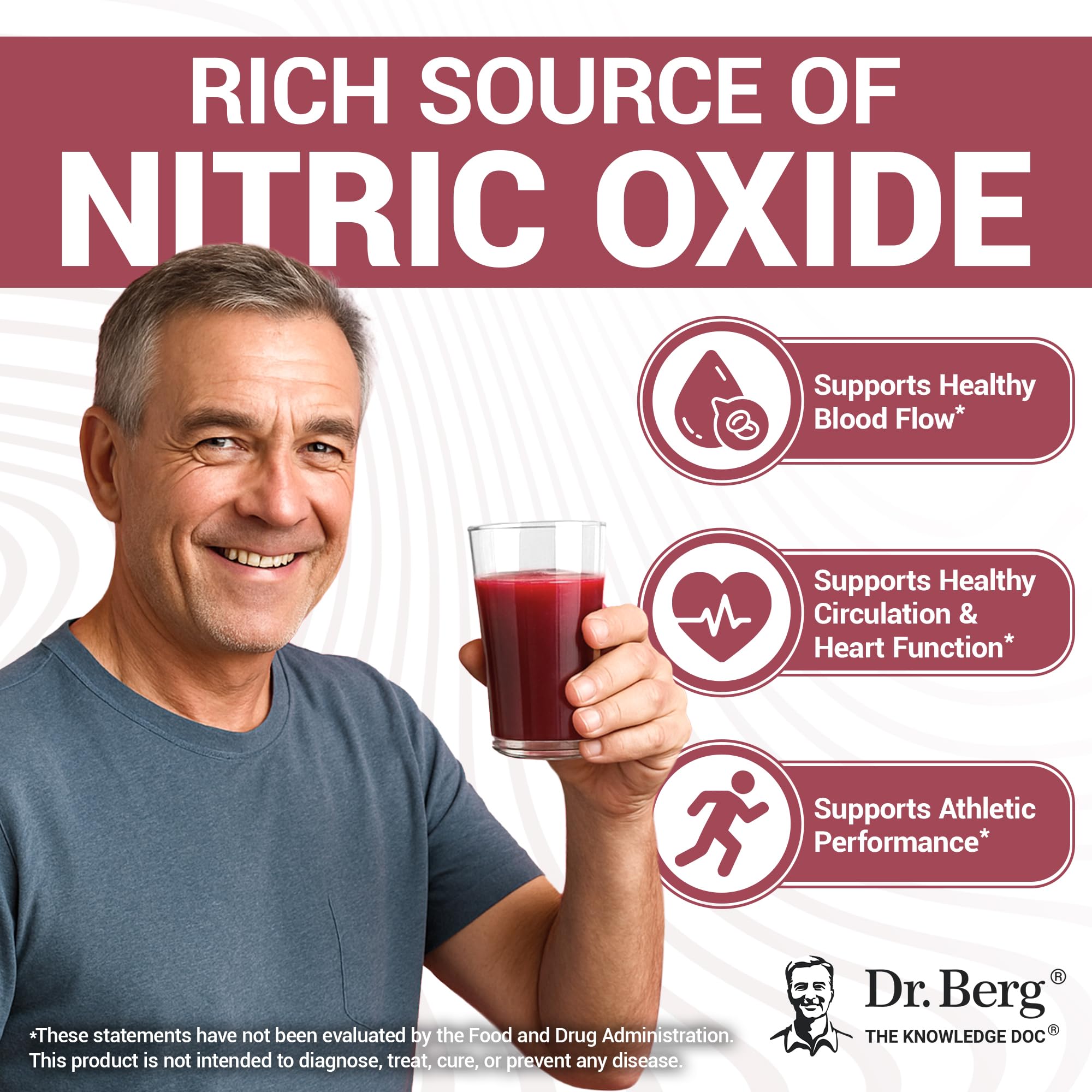 Dr. Berg Nutritionals smoothie de desayuno con remolacha para energía