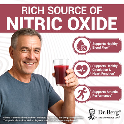 Dr. Berg Nutritionals smoothie de desayuno con remolacha para energía