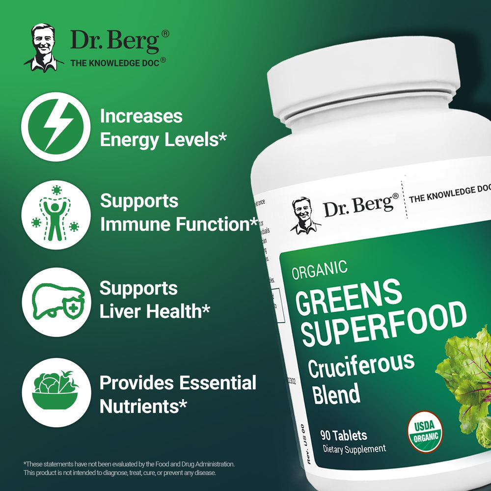 Dr. Berg Nutritionals tabletas en mano para mostrar tamaño y facilidad