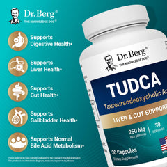 Dr. Berg TUDCA foco en ingrediente activo y alta potencia