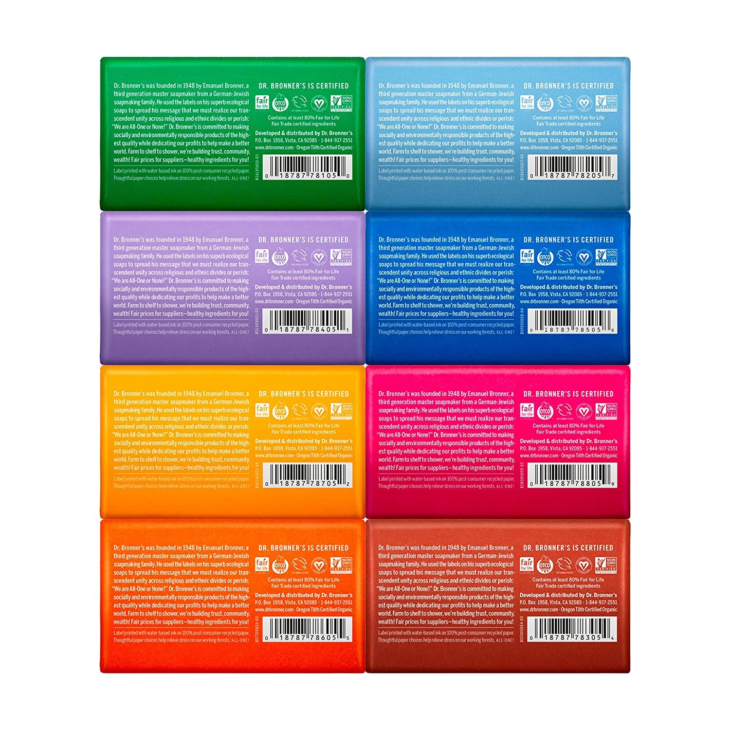 Dr. Bronner's primer plano de espuma cremosa que muestra limpieza efectiva