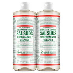Dr. Bronner's Sal Suds front packaging showing scent and size benefit
