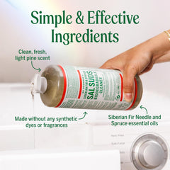 Dr. Bronner's in-use mopping scene showing streak-free floor cleaning benefit