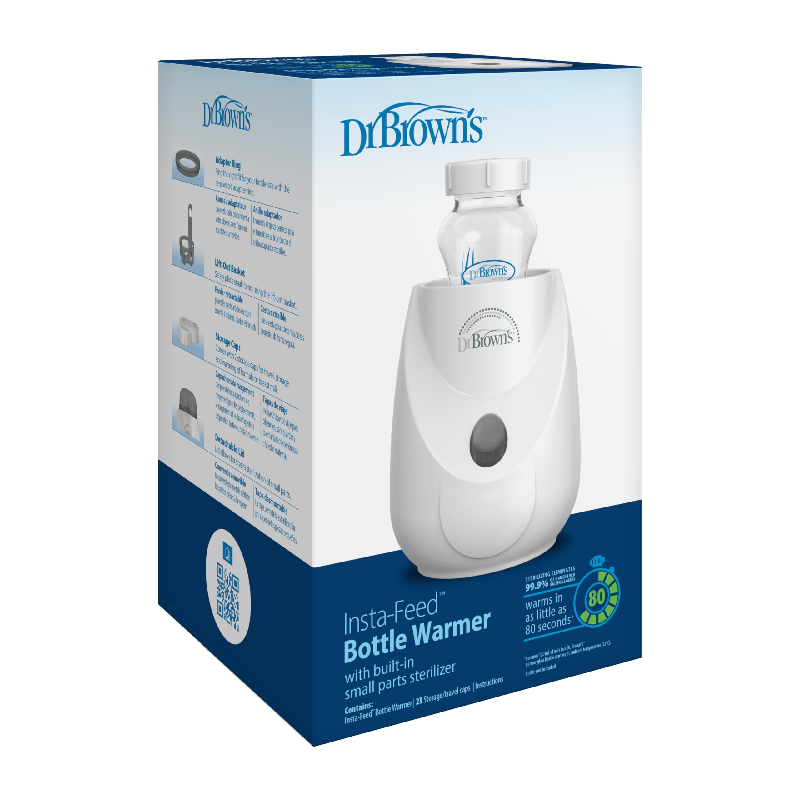 Dr. Brown's taza medidora incluida para dosificar agua con precisión