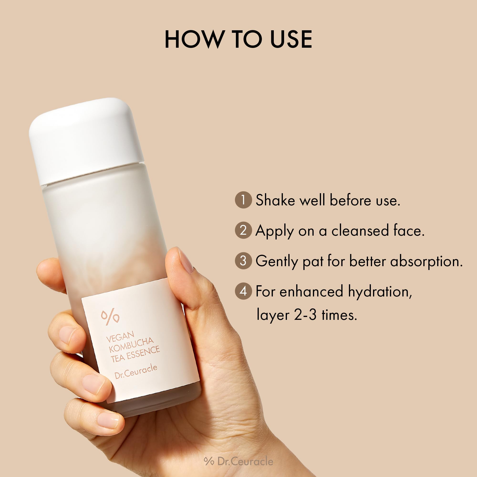 Dr.Ceuracle producto en baño minimalista para rutina diaria natural