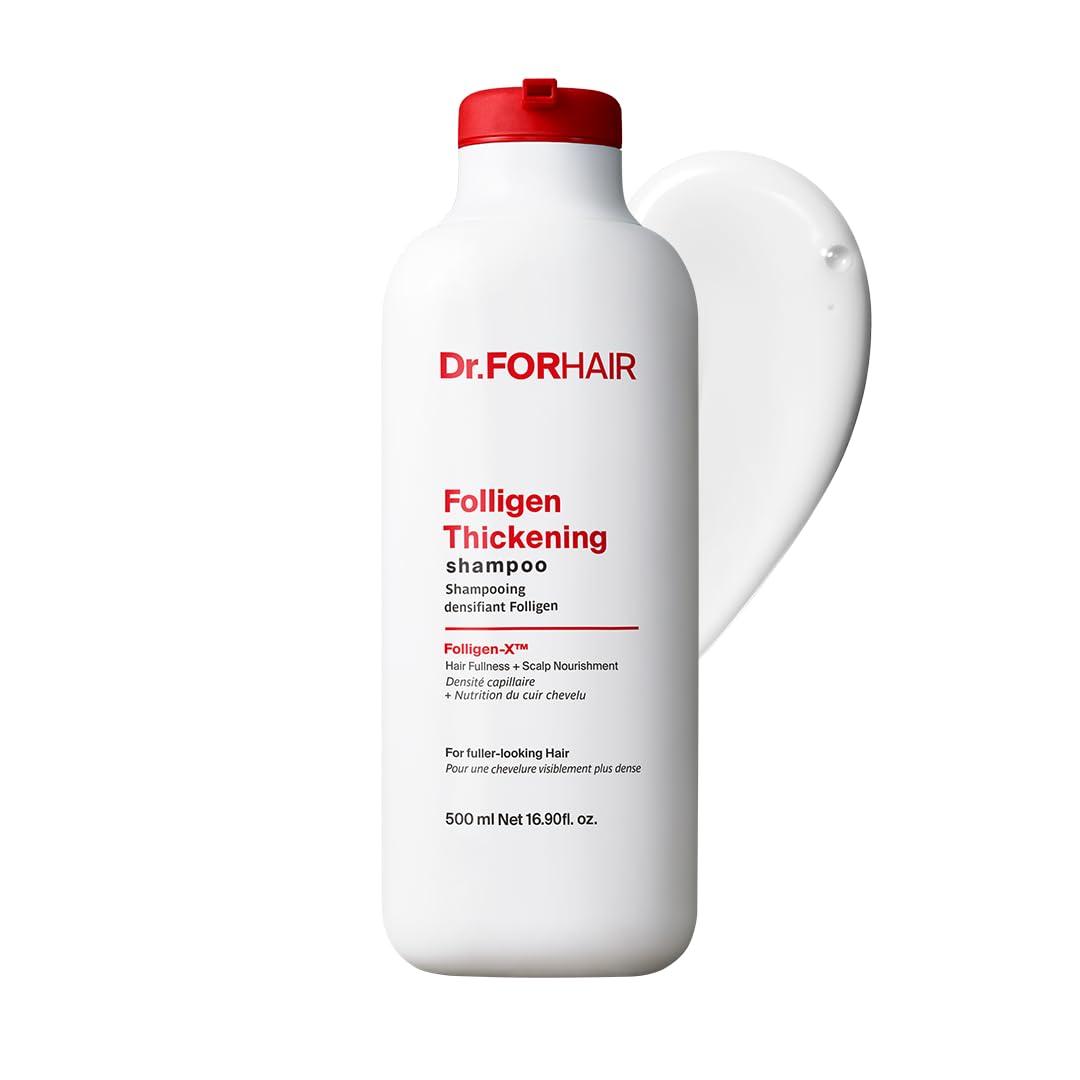 DR.FORHAIR vista frontal de la botella mostrando presentación y volumen