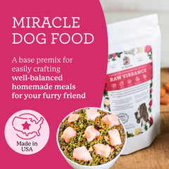 Dr. Harvey's opened bag revealing dehydrated mix texture and ingredient clarity