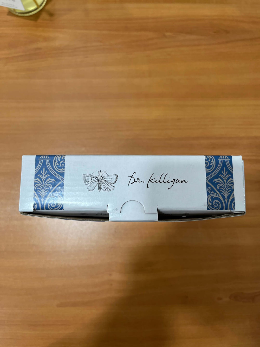 Dr. Killigan's trap with captured moth silhouette proving monitoring success