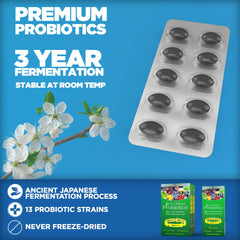Essential Formulas Dr. Ohhira's contenido fermentado con apariencia frutal y natural
