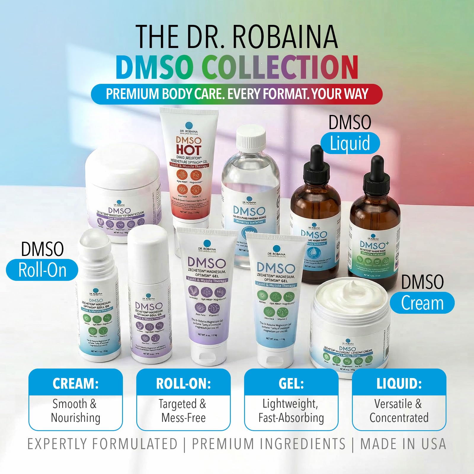 Dr. Robaina etiqueta con lista de ingredientes y advertencias claras