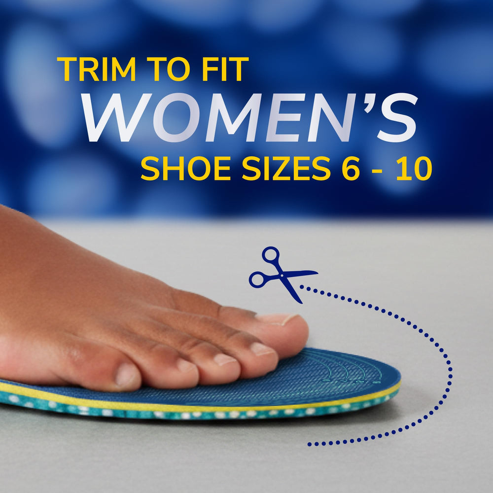 Dr. Scholl's plantillas en caja sobre mesa en ambiente cotidiano