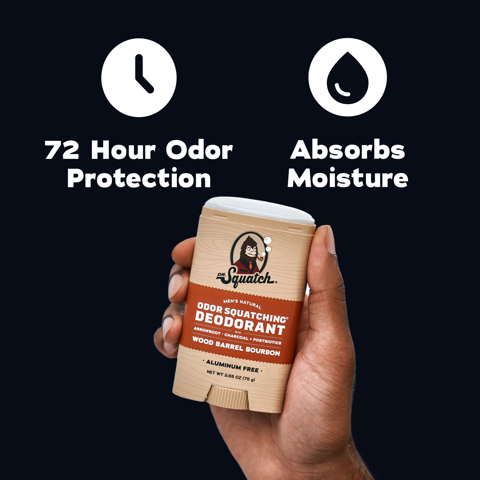 Dr. Squatch demostración de aplicación para protección diaria eficaz