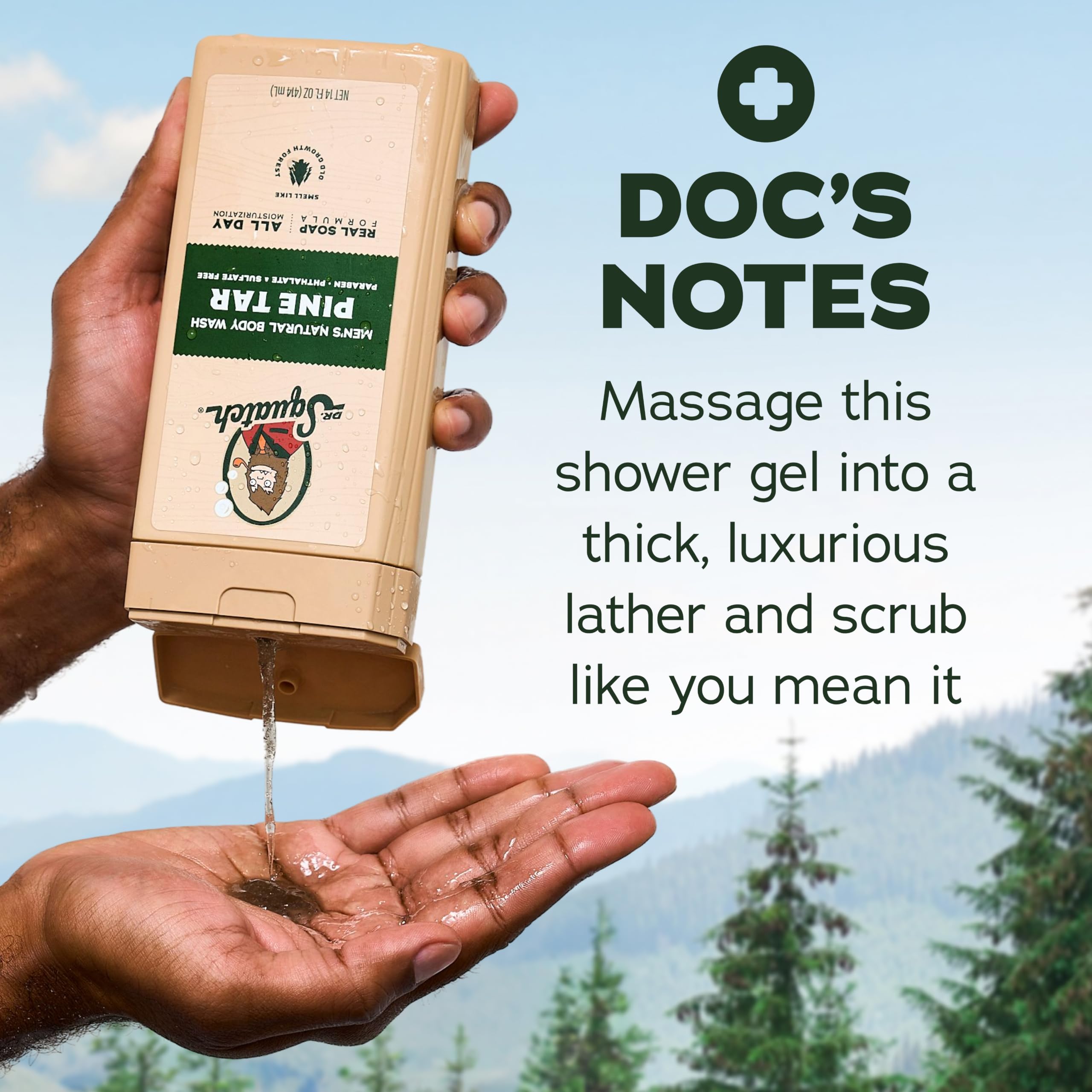 Dr. Squatch en baño estilo de vida, fragancia masculina y duradera