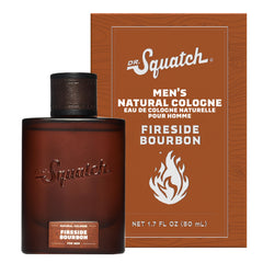Dr. Squatch frasco frontal mostrando diseño y tamaño portátil, transmite confianza