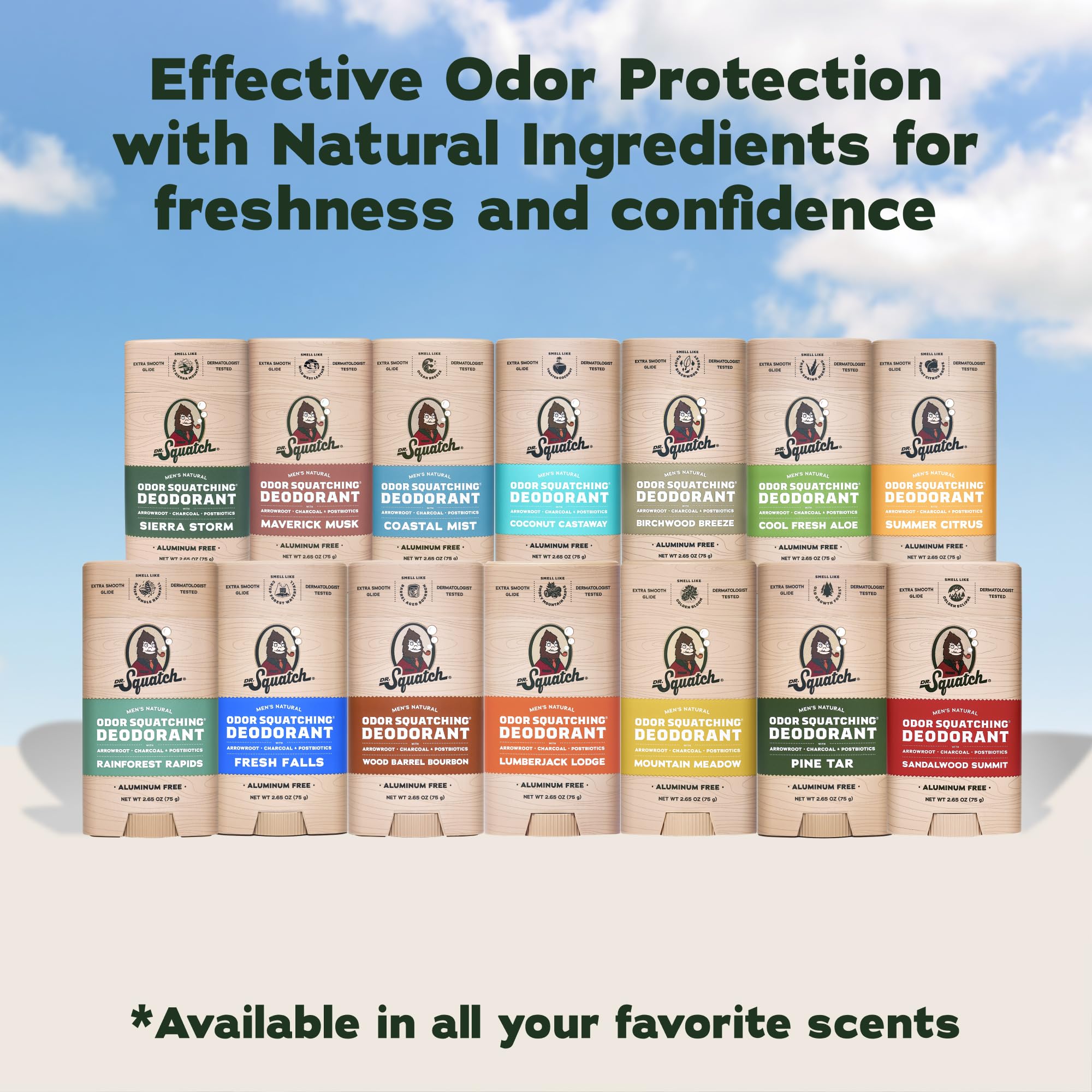 Dr. Squatch aroma Summer Citrus con cítricos vibrantes y energía