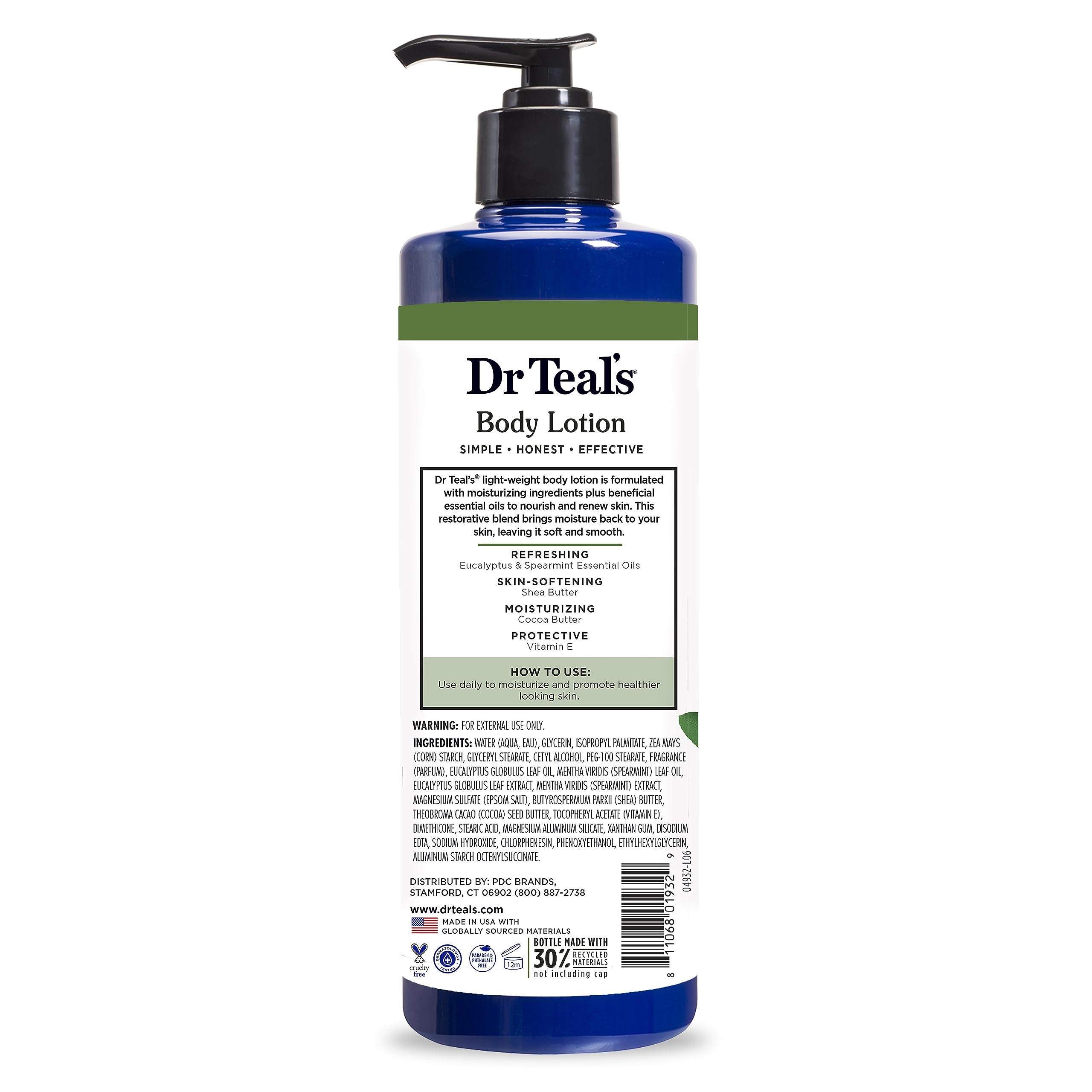 Dr Teal's producto en baño decorado transmitiendo rutina relajante