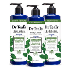 Dr Teal's frente del envase mostrando volumen y etiqueta clara