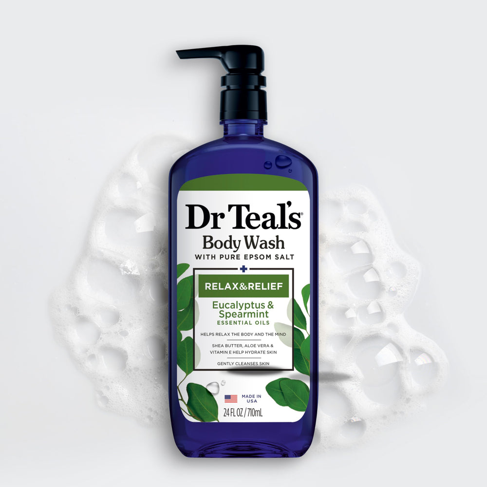 Dr Teal's paquete de cuatro botellas para suministro continuo