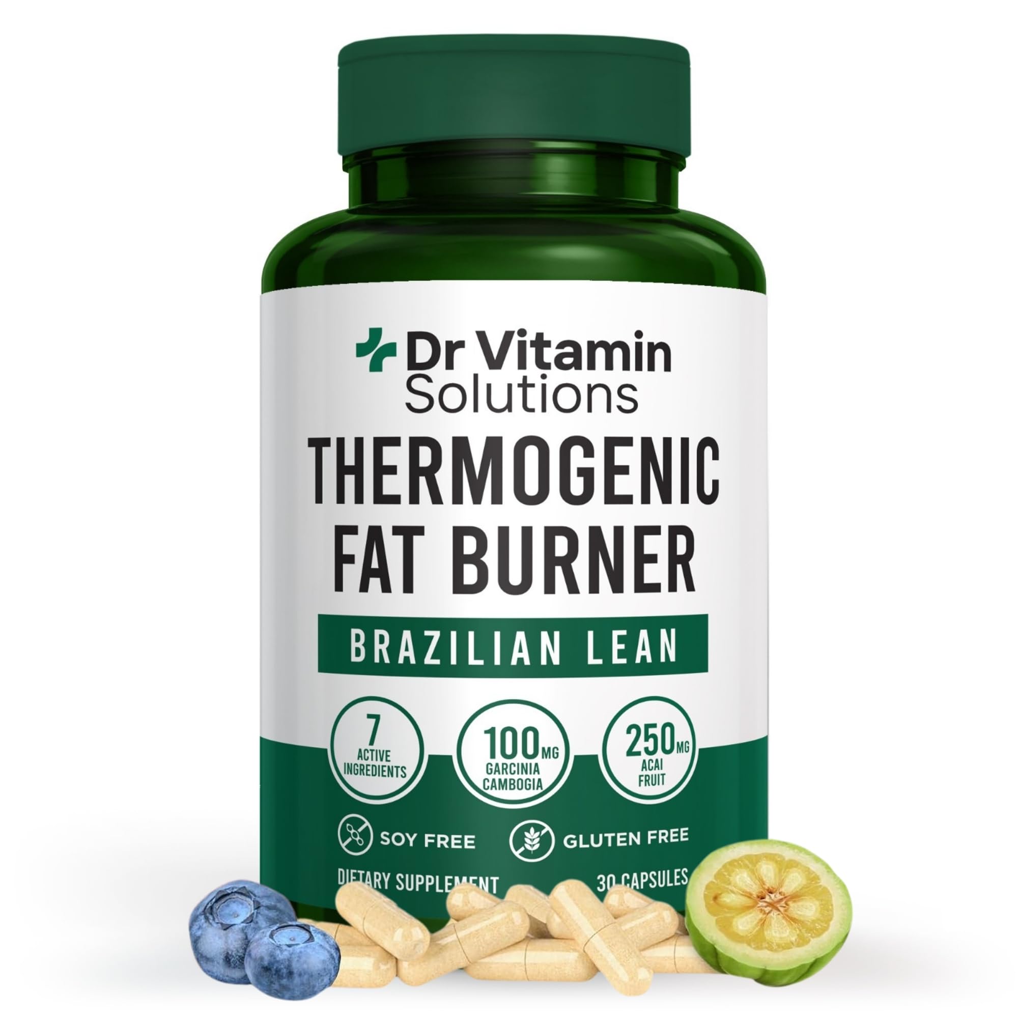 DR VITAMIN SOLUTIONS envase frontal de Brazilian Lean mostrando presentación y tamaño