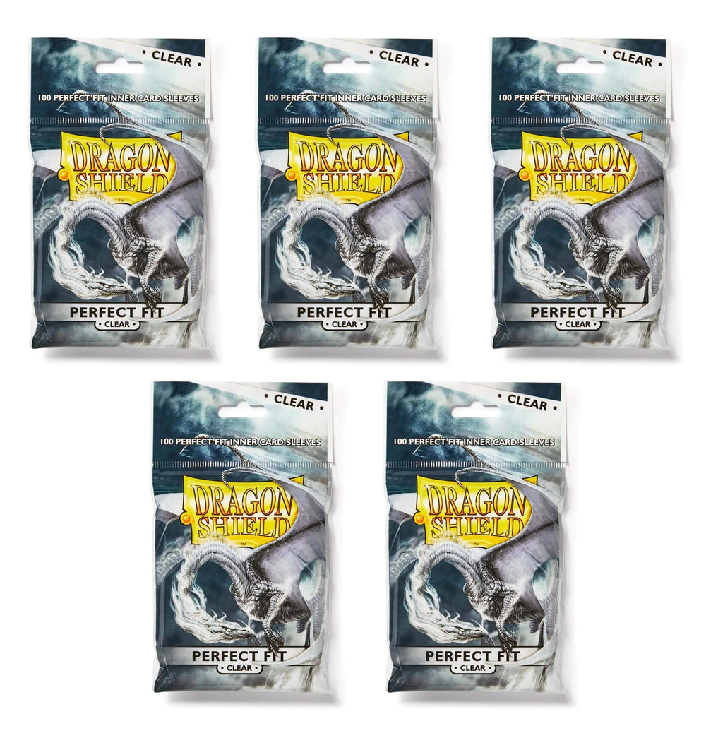 Dragon Shield frente del paquete con 100 fundas y visibilidad clara