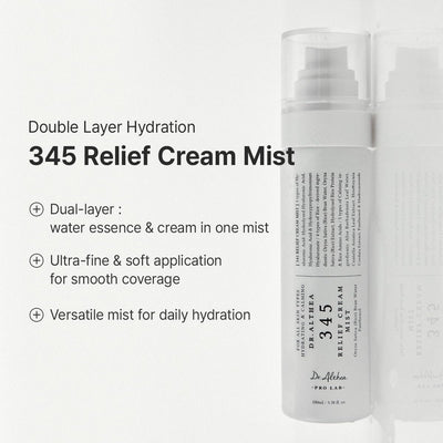 Dr.Althea crema y mist lado a lado para comparar tamaño y uso