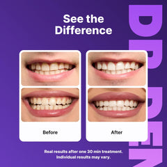 DrDent primer plano de textura de la tira mostrando adherencia cómoda