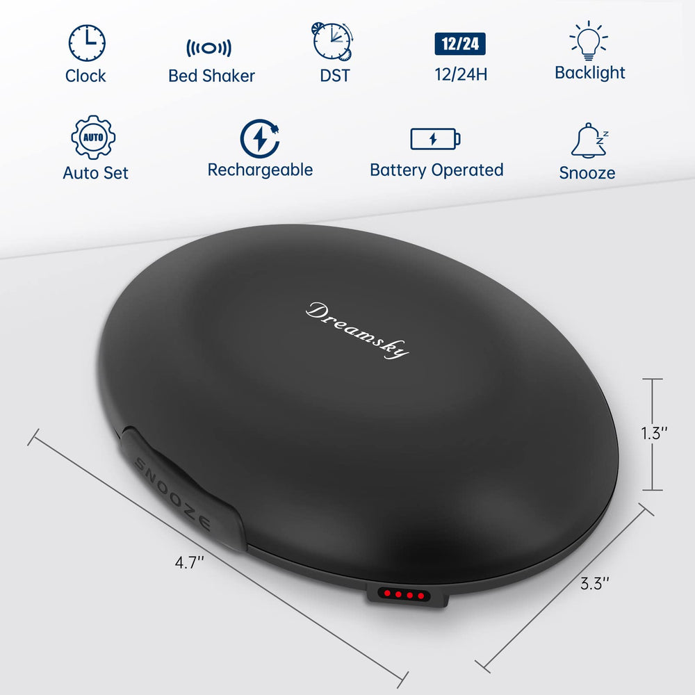DreamSky panel de botones mostrando selección de 5 niveles de vibración potente