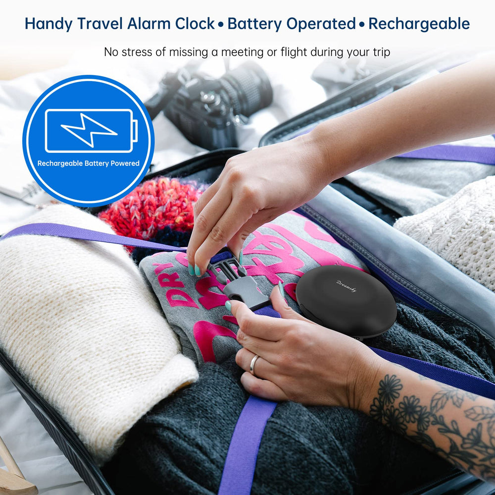 DreamSky tamaño en mano para comparar dimensiones y facilidad de transporte