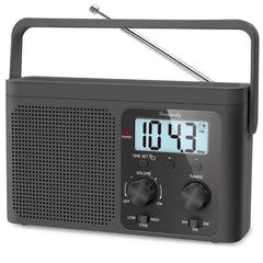DreamSky vista frontal del radio mostrando controles y diseño, sonido claro