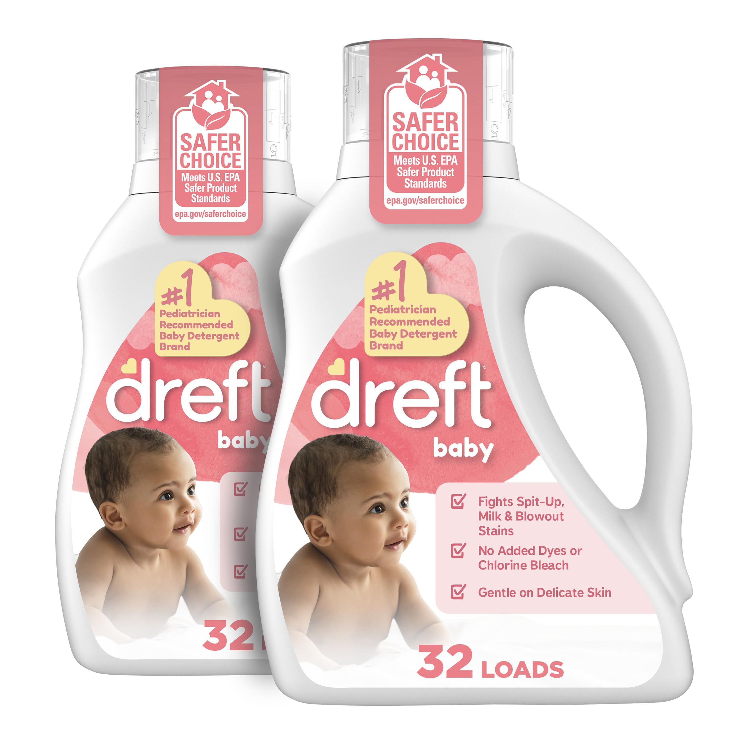 Dreft botella frontal mostrando el envase y cantidad para compras confiables