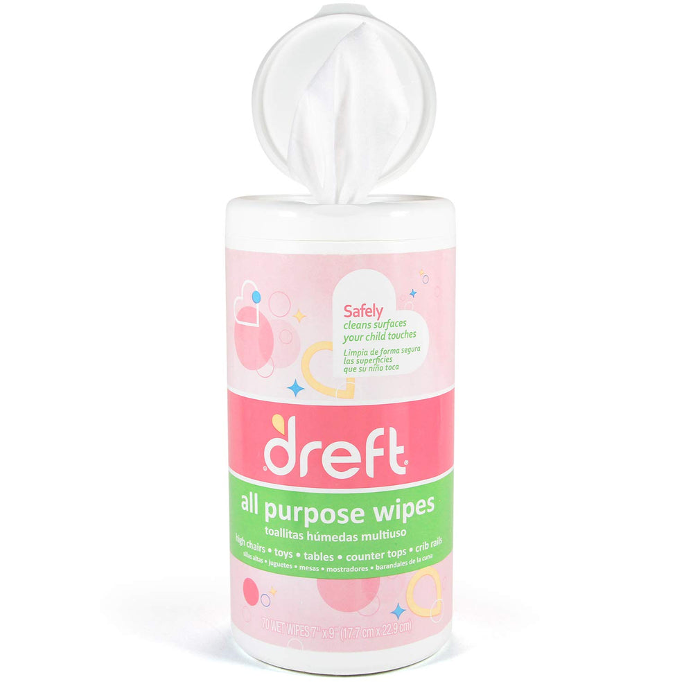 Dreft primer plano de textura de toallita suave y absorbente