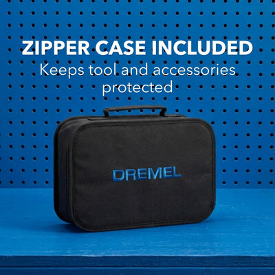 Dremel slim ergonomic grip held in hand to show comfortable 360-degree control