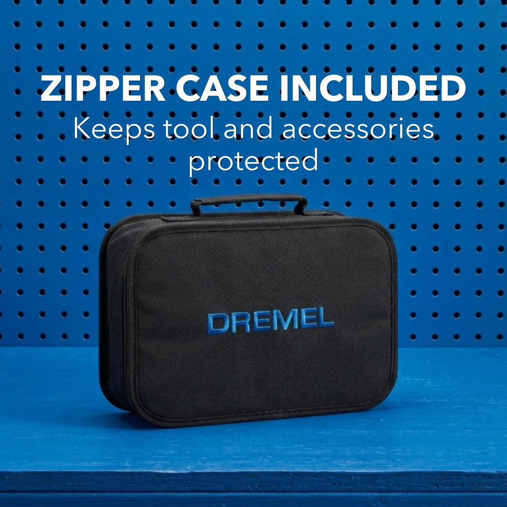 Dremel slim ergonomic grip held in hand to show comfortable 360-degree control