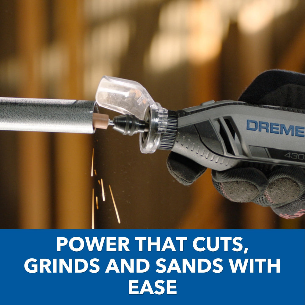 Dremel pivot light attachment illuminating a tight work area for improved visibility