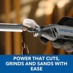 Dremel pivot light attachment illuminating a tight work area for improved visibility