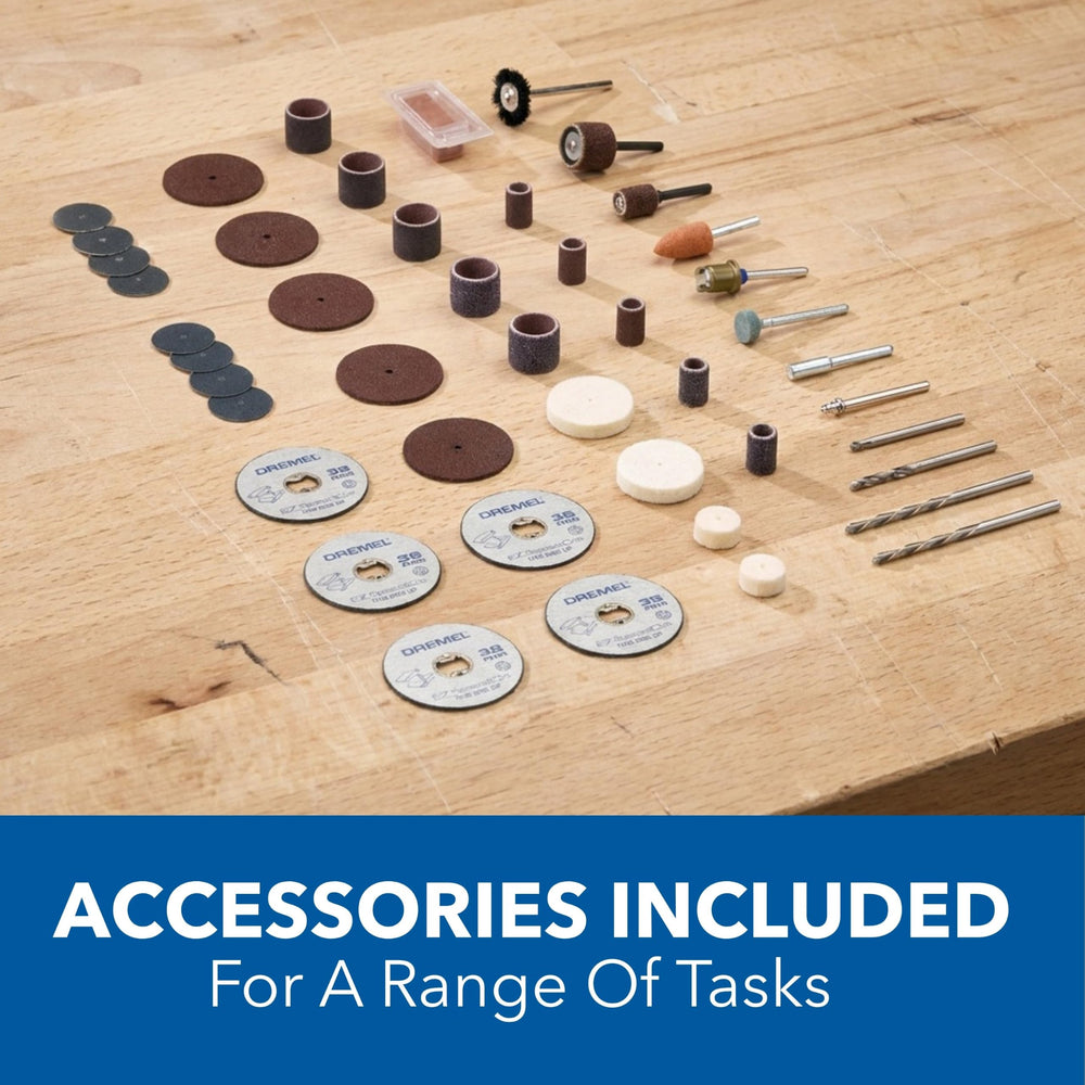 Dremel storage bag with tool and accessories for organized transport and protection