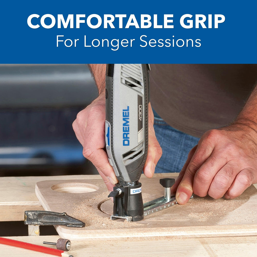 Dremel rear ventilation detail highlighting cooler, quieter operation benefit