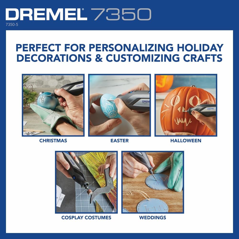Dremel 7350 enfoque en puerto USB‑C para carga rápida y cómoda