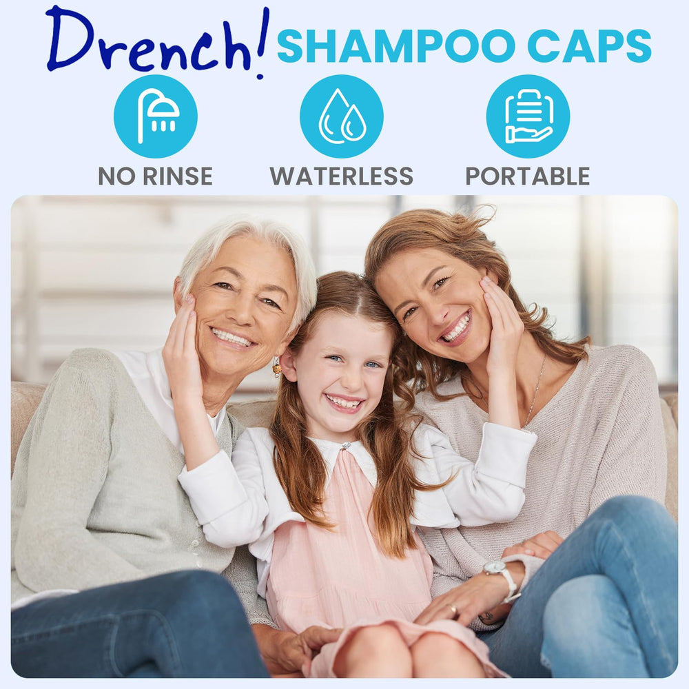 Drench! Medical gorro aplicado en entorno de residencia para mayor dignidad