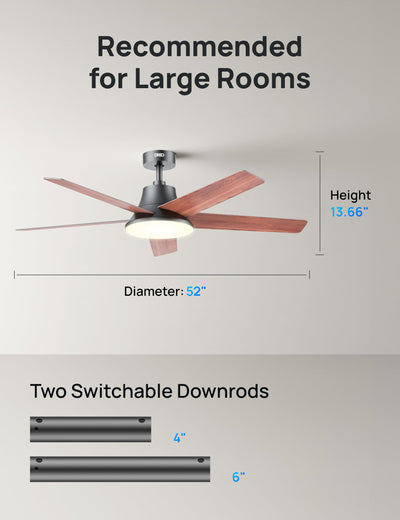 DREO comparación de tamaño muestra cobertura de la habitación