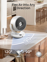DREO remote and control panel showing easy adjustments and timer benefit