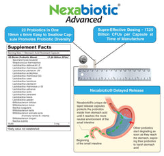 DrFormulas Nexabiotic capsules in hand demonstrating small easy-to-swallow size
