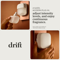 drift difusor en sala creando ambiente cálido y acogedor