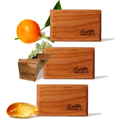 drift front packaging showing teak wood scent blocks and refill convenience