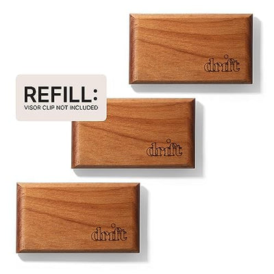 drift close-up of wooden scent block texture highlighting natural material and steady diffusion